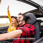 LEVN Trucker Headset, Trucker Bluetooth Headset with Noise Cancelling Microphone & Mute Button, Bluetooth Headsets V5.2 Multipoint for Work from Home/Cell Phone/Computer/Zoom/Teams/Truck Driver