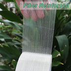 BOMEI PACK Fiber Reinforced Packing Tape 3 Inch, Heavy Duty Wide Strapping Tape, 4Rolls x 5.9Mil x 60Yds, Total 240Yds