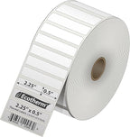 2.25" x .5" Thermal Labels | 6 Rolls | 25200 Labels | fits Zebra, Munbyn, Rollo, Godex, Arkscan, iDPRT, Offnova Thermal Label Printers and More | Blank White Adhesive Stickers by Ecotherm