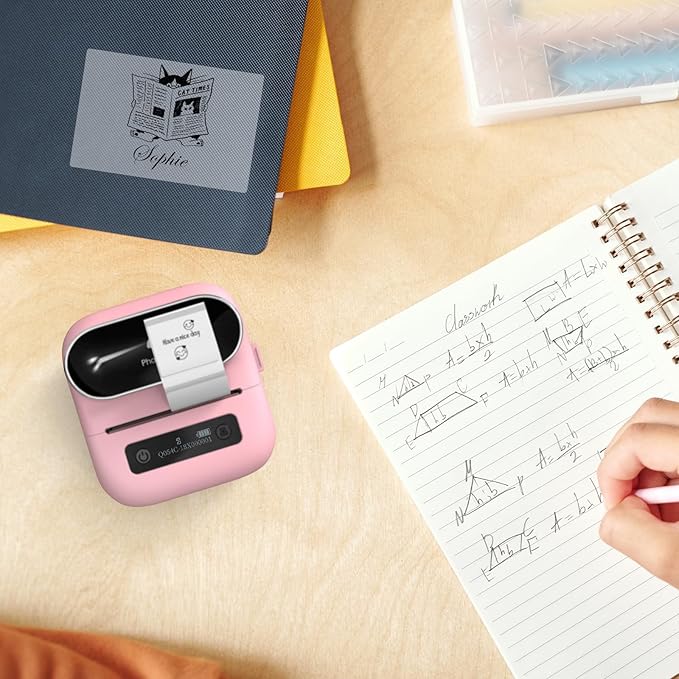 3 Rolls Phomemo Transparent Labels, 1.57'' x 2.36'' (40 x 60mm) Sticker for Phomemo M220 M110 M108 M250 M260 M221 M120 M150 Label Maker, for Barcode, Qr Code, Box, Name