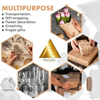 White Honeycomb Packing Paper for Moving Breakables, 15 Inch x 100 Feet. Fragile Shipping Supplies. Perforated Packing Materials for Fragile Items. Moving Paper Wrap. Eco Friendly Packaging