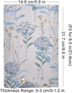 BLBMH Dandelions Book Covers for Paperbacks Adjustable Bookcover Fit for 5.5x8.5 inch Books Softcover Protector for Notebook Book Lovers Gifts - Blue 8.5in