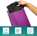 Levex - #0 6" x 10" [5 Pack] Purple Poly Bubble Mailers, Padded Envelope Mailers, Packing Envelope & Mailing Bags for Shipping