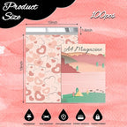 Pink Heart Poly Mailer 10x13 Inch 100 Pcs, Waterproof Shipping Bags for Clothing, Tear-Resistant Mailier Bags, Strong Mailing Bags with Self-Seal