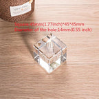 Glass Pen Holder Honeycomb Desk Accessory Fountain Pen Office Supplies Party & Gift Idea Home Decor (SQUARE)
