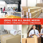 BOMEI PACK 4'' Wide Clear Packing Tape, 4-inch x 110 Yards (330ft), Heavy Duty Industrial Grade Packaging Tape Refills for Box Office Moving, Shipping and Mailing