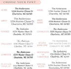 Personalized Return Address Labels Stickers - 150 Matte Custom Mailing Labels for Envelopes, Self Adhesive Flat Sheet Rectangle Personalized Name Stickers