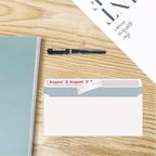 250 PCS #10 White Self Seal Kraft 4-1/8 x 9-1/2 inches Security Envelopes, Windowless Invisible Envelopes Super Strong Quick Seal Envelopes Security Tint Pattern Secure