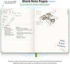 Roterunner Purpose Planner Notebook B5 7.5”x9.8” Undated Planner 2025 Daily Weekly and Monthly Productivity Goal Setting Tool for Work Home