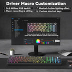 AULA F99 Pro Wireless Mechanical Keyboard-Silent Version,BT5.0/2.4GHz/USB-C Hot Swappable Custom Keyboard,Gasket Structure,Pre-lubed Linear Switches RGB Backlit Computer Gaming Keyboards,Black