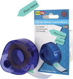 Redi-Tag "Please Initial" Printed Arrow Dispenser Flags, 120 Flags per Dispenser, Mint Adhesive Reminders, 1-3/4" x 9/16" (B81114)