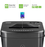 Aurora AU1030XA 10-Sheet Crosscut Paper/Credit Card Shredder with 4.4-Gallon Wastebasket