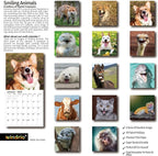 2025 Wall Calendar,Calendar 2025, January 2025 - December 2025, Wall Calendar Smiling Animals, 12" x 24" Opened,Full Page Months Thick & Sturdy Paper for Calendar Organizing & Planning