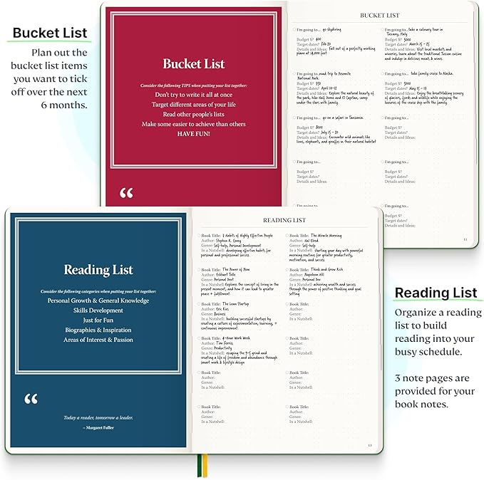 Roterunner 2025 B5 Pink Softcover Purpose Planner Notebook 7.5'x9.8' Undated Planner Daily Weekly Monthly Productivity Goal Setting Tool for Work Home ADHD Adults Self Care Journal