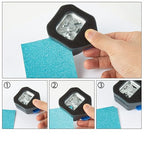 QIQQIKIN Corner Cutter 3 in 1 (R5+10MM+Scallop) Edge Rounder Punch, Paper Corner Punches for Paper Crafts, Picture Photo Clipper Laminating Scrapbook Chomper Business Card Making Junk Journal Supplies