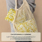 Poly Mailers 6x9 Inch 100 Pack Small Shipping Bags Strong Thick Mailing Envelopes | Self Sealing Adhesive | Waterproof & Tear Resistant | Small Business Packaging for Clothing - Floral Mustard Yellow