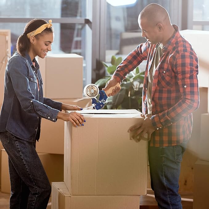 Amazon Basics Packing Tape for Moving boxes, Shipping Tape Refills, Clear, 1.88-Inch Wide x 109 Yards, 6-Pack, Total 654 Yards