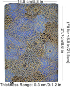 BLBMH A5 Book Covers for Paperbacks Fit for 5.5x8.5 inch Adjustable Book Sleeve Cover for Women Over 15 Soft Cloth Protector for Notebook Journal - Chrysanthemum