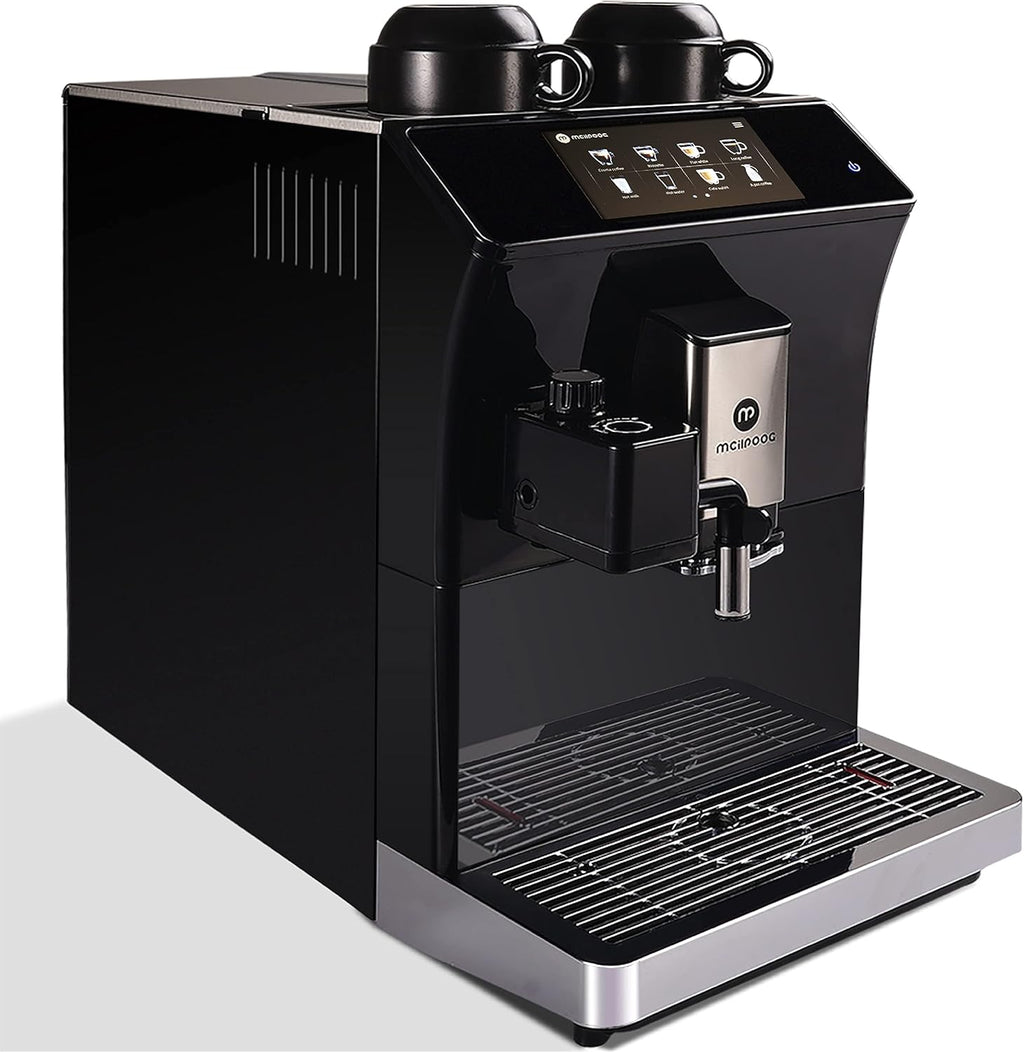 Mcilpoog ws-203 fully Automatic Espresso Coffee Machine, 1300W, 16 Drink Types, 19 Bar Pump, 1.7L Water Tank