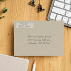 Clear Personalized Return Address Labels Without Dispenser - Roll of 250 Custom See Through Transparent Stickers