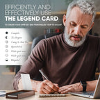 Undated Daily Productivity To Do List Cards - 60 To-Do List Cards, 10 Goal Setting Cards - Daily Checklist Cards and Note Pads - Simple and Effective Analog System