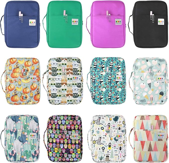 YOUSHARES 166 Slots Colored Pencil Case, 110 Slots Gel Pens fo Coloring Case Organizer, Handy Multilayer Color Pencil Holder for Glitter Gel Pens, Refills, Colored Pencils for Adults & Artist (Blue)