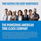 AMANO Calculating Time Clock with WiFi Connection to Free Cloud APP: View Employee Punch Times Remotely from Anywhere, Anytime (MJR-PLUSEZ)