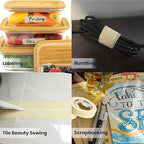 General Purpose Masking Tape 1.88 Inches x 60 Yards, Beige White Painters Tape for Painting, Labeling, DIY Arts Crafts, Home Office School Projects, 6 Rolls