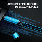 Kingston Ironkey Vault Privacy 50 USB-C 512GB Encrypted Flash Drive | FIPS 197 Certified | XTS-AES 256-bit | BadUSB and Brute Force Protection | Mult-Password Option | IKVP50C/512GB