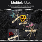 SANZIX 120 Pack Blank Business Cards 2" x 3.5" 220 GSM-80 Lbs Customizable Black Cardstock Business Card Paper for Printer | Black Blank Thankyou & Message Cards.