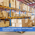 1000 Half Sheet Self Adhesive Shipping Labels for Laser & Inkjet Printers - 500 Sheets, 2 per Page Shipping Labels, 8.5" x 5.5" Half Sheet Labels