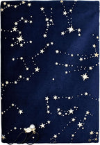 BLBMH A5 Book Covers for Paperbacks Book Cover Fit for 5.5x8.3 inch Adjustable Book Jacket Cover for A5 Diary Books Fabric Softcover Protector for Notebook - Velvet Blue 8.3in