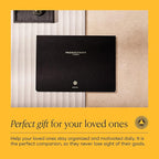 Intelligent Change - Daily Desk Pad, 3-Month Productivity Planner, Tear-Out Deskpad for to-Do List, Productivity Tools for Time Management and Mindfulness, A4 Size, Black