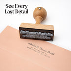 Custom Return Address Stamp - Personalized Self-Inking Stamp | Choose from Multiple Designs | Custom Address Rubber Stamper | Stamps for Mailing | Self Inked Return Stamps | Evrest Press