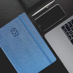 Undated Daily Planner – 3-Month A5 Productivity Organizer with Full Page Per Day, Hourly Schedule, Goal Setting, Habit Tracker, Weekly & Monthly Pages – Hardcover Time Management Notebook (Blue)