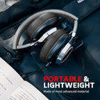 AC01 Headphones Wired Over Ear, Corded Stereo Headsets with Microphone Volume Control for Adults Teens Kids 3.5mm for Cellphones, Tablets, Laptop, Chromebook (Black Grey)