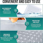 Levex - #0000 4" x 6" [150 Pack] Poly Bubble Mailers, Padded Envelope Mailers, Packing Envelope & Mailing Bags for Shipping