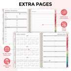 Planner 2026, 8.5" x 11" Monthly & Weekly Planner with Tabs, JAN - DEC 2026, Goal Setting & Time Management Organizer for Professionals & Students