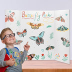 Chell 36" x 48" Large Trifold Poster Board, 2 Pack, White Corrugated Project Boards for Science Fair, School Projects, Event Displays and Business Presentations