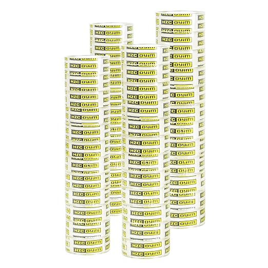 48 Rolls Crystal Tape Refills for Dispenser, 3/4Inch x 1000 Inch, Transparent Stationery Tape for Office, Home, School for Wrapping, Crafts, Office and Professional Use