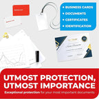 10mil Self-Adhesive Cold Laminating Sheets (120 Variety Count) Letter, Photo, Card, Notecard, I.D. Badge and Business Card Sizes. No Heat, No Machine needed, Easy Self-Sealing Pouches