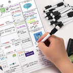 100 Pcs Black Magnetic Dry Erase Markers with Eraser Cap, White Board Mini Dry erase Markers Bulk, Fine Point Tip Student White Board Markers for Teachers Office School Supplies