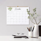 2025 Wall Calendar, Jokotha 18 Monthly Calendar Runs from Jul 2025 to Dec 2026, Home Schooling Planner for Famialy and School, Wirebound,15 x 12 Inches