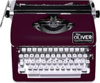 Timeless Manual Typewriter, Burgundy