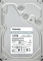 Toshiba X300 10TB Performance & Gaming 3.5-Inch Internal Hard Drive - CMR SATA 6 GB/s 7200 RPM 512 MB Cache - HDWR71AXZSTA