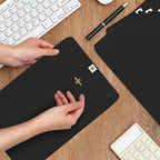 Geyee 100 Pcs Clasp Manilla Envelopes 6 x 9 Inch Gummed Colored Envelopes for Storing or Mailing for Home Office Business Supplies(Black)