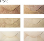 Vintage Envelopes - Classic Aged Envelopes in 6 Unique Designs - Old Looking, Antique Style - 4 x 8.7 inches (48 Pack)