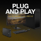 Seagate Expansion 16TB External Hard Drive HDD - USB 3.0, with Rescue Data Recovery Services (STKP16000400)