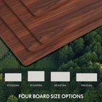 FLEXISPOT E6 Essential 3 Stages Dual Motor Electric Standing Desk 48x24 Inch Whole-Piece Board Height Adjustable Desk Electric Sit Stand Desk(White Frame + Mahogany Desktop, 2 Packages)