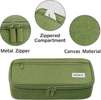 WEMATE Pencil Case, Large Storage Organizer for Stationery, Back - to - School Essential, Teacher Must - have, Big Pencil Pouch, Marker Case School Supplies for College & High School